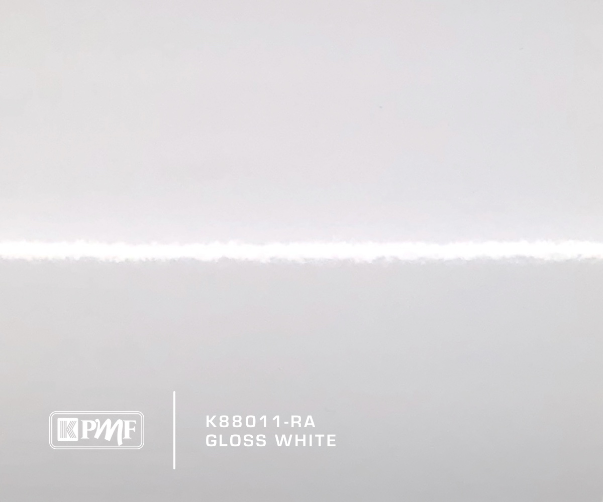 KPMF K88011 Gloss White Wrap film | WrapSupply