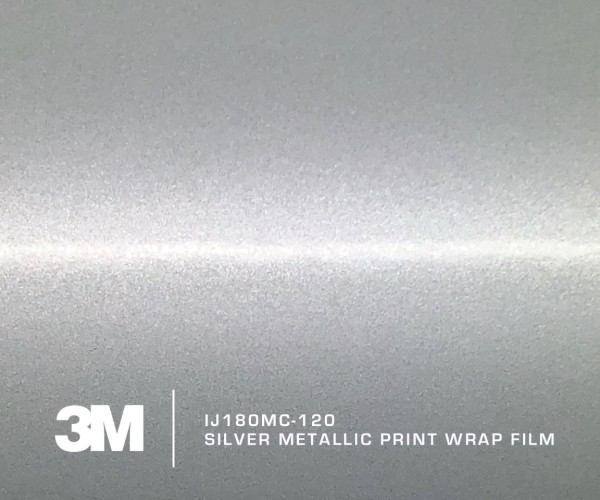 3M IJ180mC-120 Silver Metallic Print Wrap Film