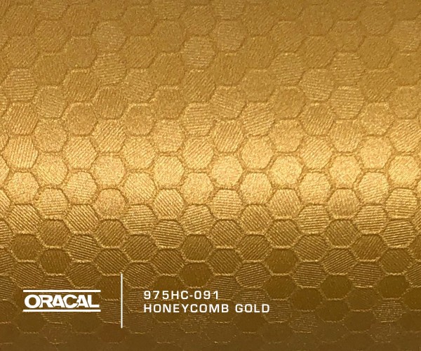 Oracal 975HC-091 Honeycomb Gold