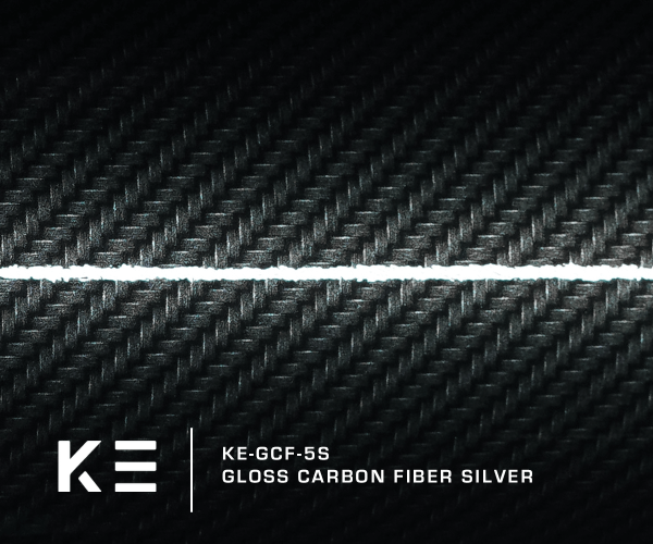 KE-GCF-5S - Gloss Carbon Fiber Silver