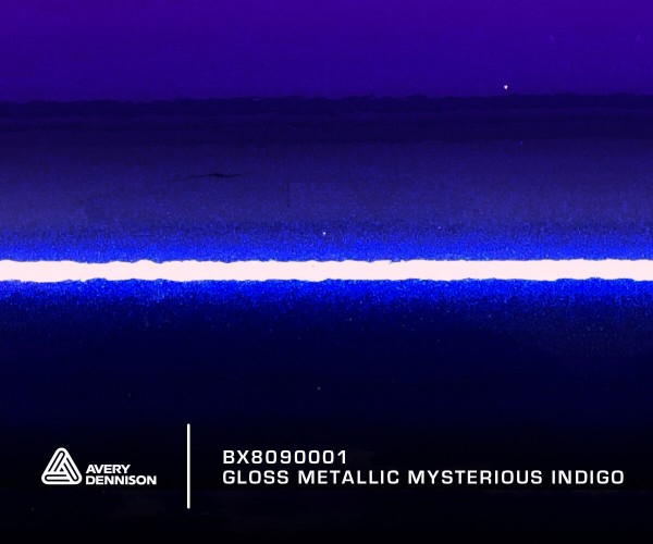 Avery Gloss Metallic Mysterious Indigo