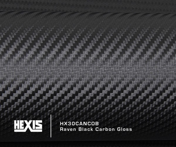 HEXIS® HX30CANCOB Raven Black Carbon Gloss