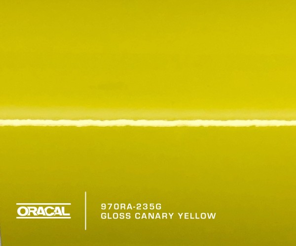 Oracal 970RA-235G Gloss Canary Yellow