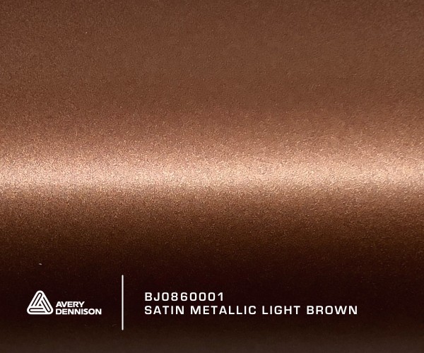 Avery Satin Metallic Light Brown