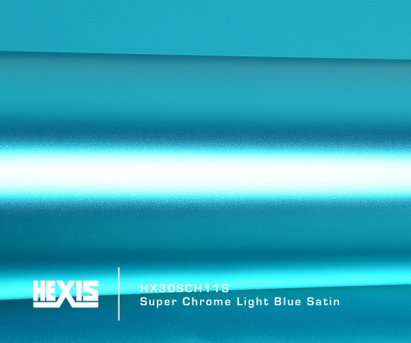 HEXIS® HX30SCH11S Super Chrome Light Blue Satin