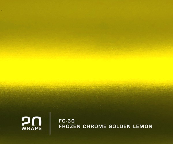 20WRAPS FC-30 Frozen Chrome Golden Lemon