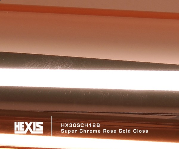 HEXIS® HX30SCH12B Super Chrome Rose Gold Gloss